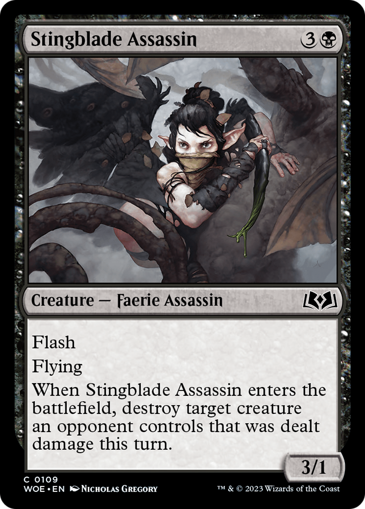 Stingblade Assassin [Wilds of Eldraine] | Tacoma Games