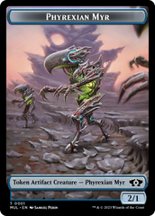 Phyrexian Myr // Knight Double-Sided Token [March of the Machine Tokens] | Tacoma Games