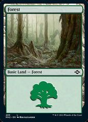 Forest (489) (Foil Etched) [Modern Horizons 2] | Tacoma Games