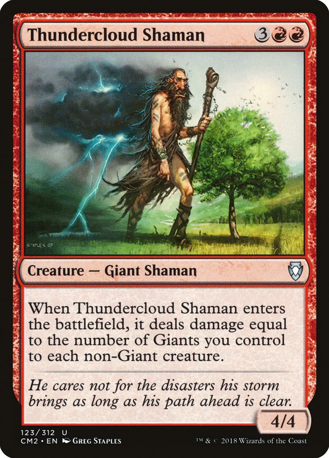 Thundercloud Shaman [Commander Anthology Volume II] | Tacoma Games