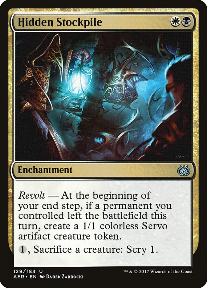 Hidden Stockpile [Aether Revolt] | Tacoma Games