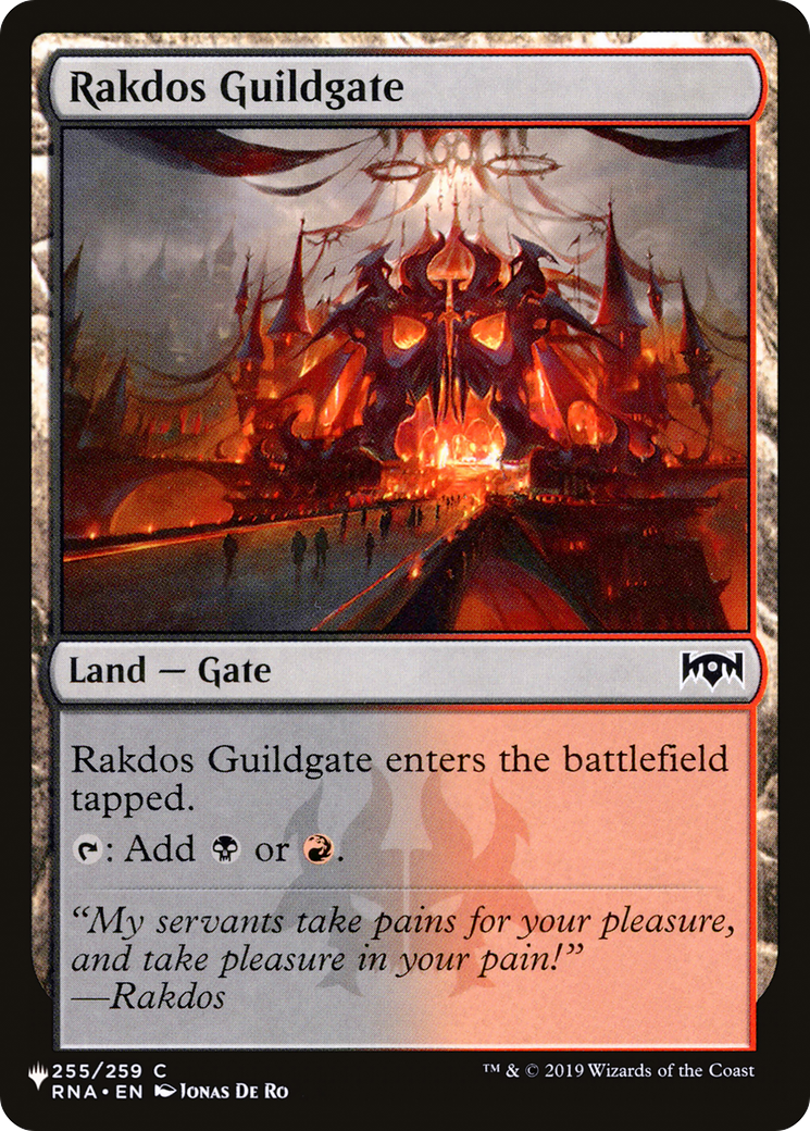 Rakdos Guildgate [The List] | Tacoma Games