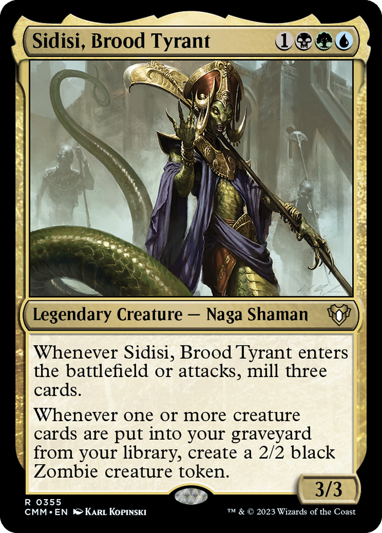 Sidisi, Brood Tyrant [Commander Masters] | Tacoma Games