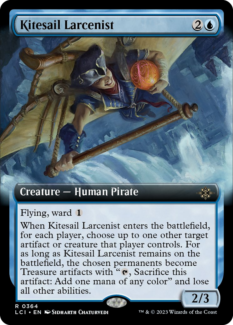 Kitesail Larcenist (Extended Art) [The Lost Caverns of Ixalan] | Tacoma Games