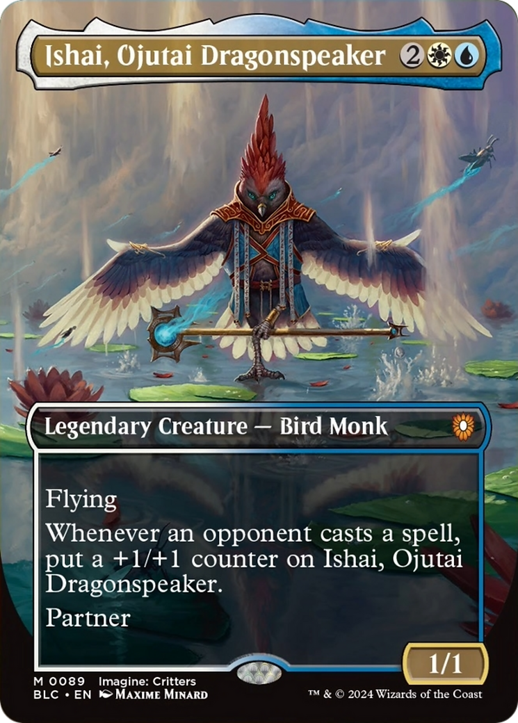 Ishai, Ojutai Dragonspeaker (Borderless) [Bloomburrow Commander] | Tacoma Games