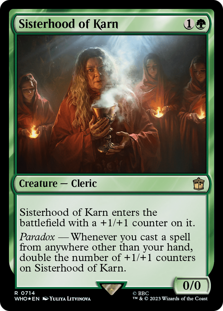 Sisterhood of Karn (Surge Foil) [Doctor Who] | Tacoma Games