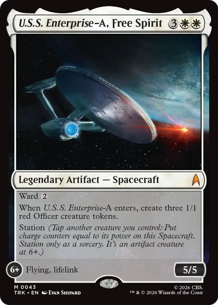 U.S.S. Enterprise-A, Free Spirit [Star Trek] | Tacoma Games
