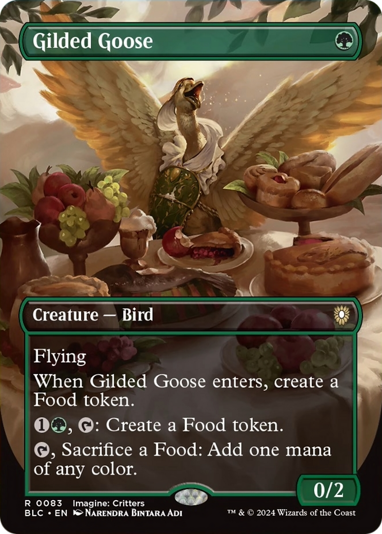 Gilded Goose (Borderless) [Bloomburrow Commander] | Tacoma Games