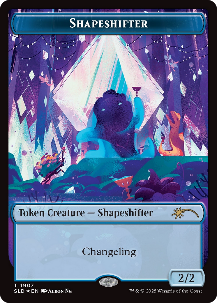 Shapeshifter Token (1907) (Double Rainbow Foil) [Secret Lair Drop Series] | Tacoma Games