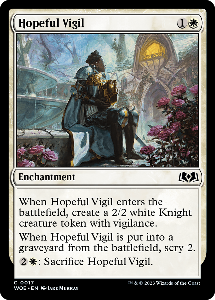Hopeful Vigil [Wilds of Eldraine] | Tacoma Games