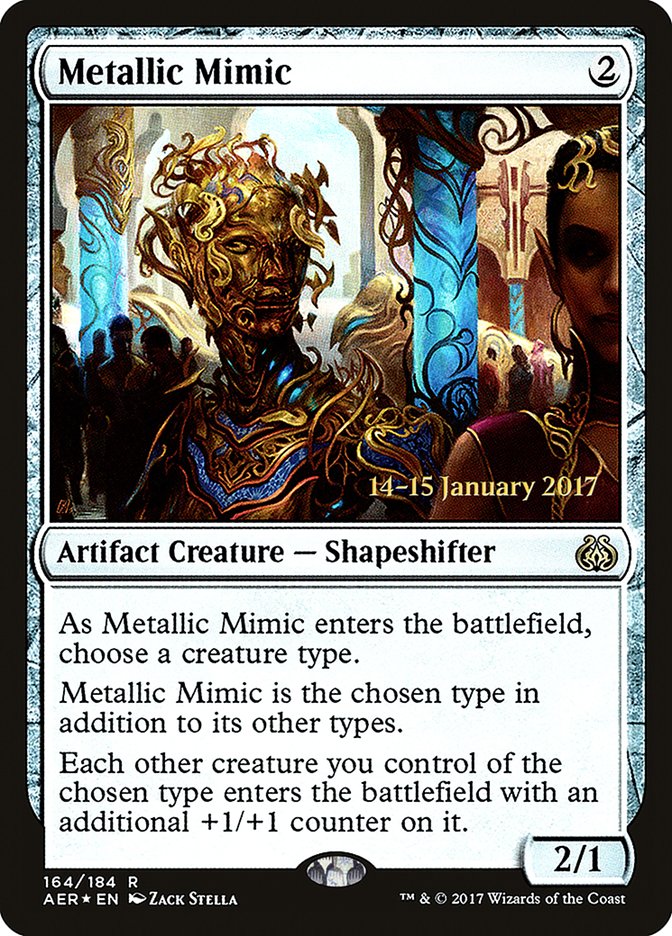 Metallic Mimic [Aether Revolt Prerelease Promos] | Tacoma Games