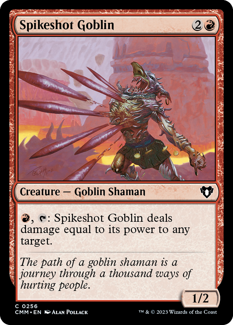 Spikeshot Goblin [Commander Masters] | Tacoma Games