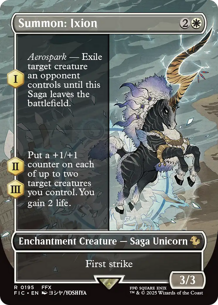 Summon: Ixion (Borderless) [FINAL FANTASY Commander] | Tacoma Games