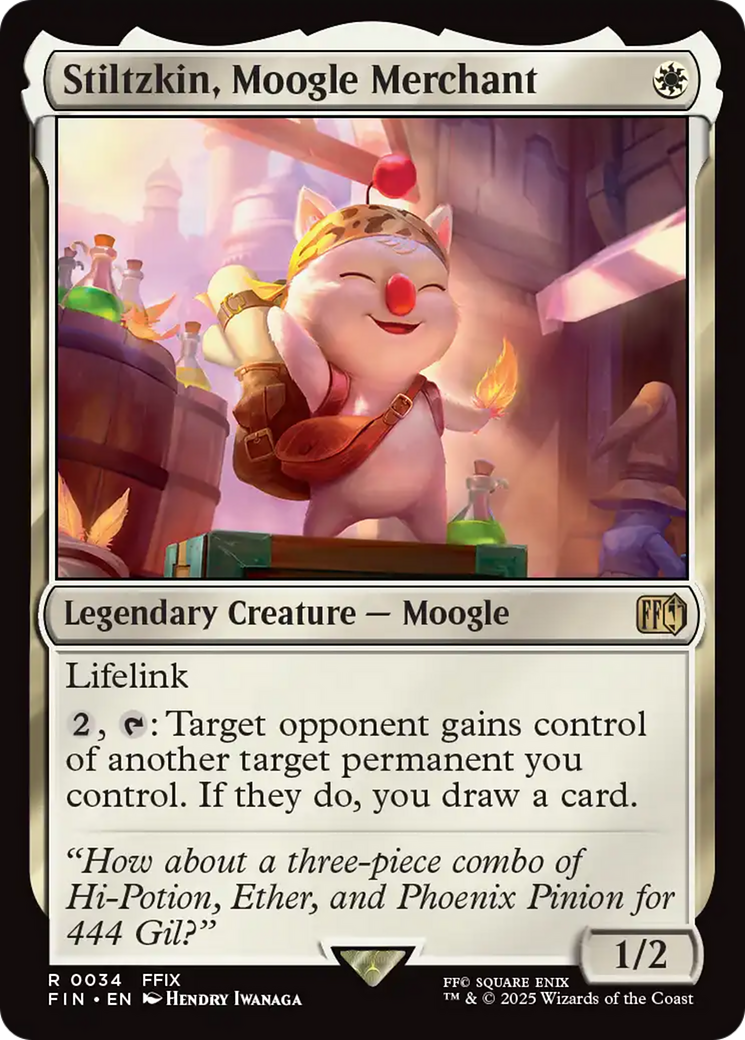 Stiltzkin, Moogle Merchant [FINAL FANTASY] | Tacoma Games