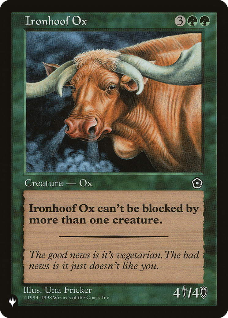 Ironhoof Ox [The List Reprints] | Tacoma Games