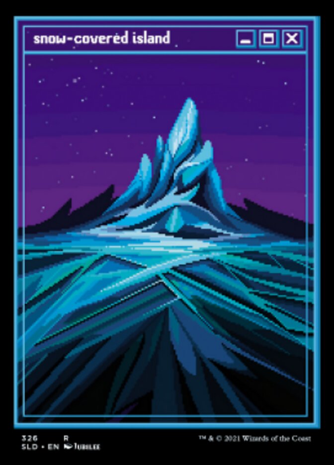 Snow-Covered Island (Foil Etched) [Secret Lair Drop Series] | Tacoma Games