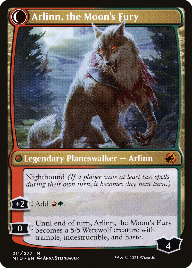 Arlinn, the Pack's Hope // Arlinn, the Moon's Fury [Secret Lair: From Cute to Brute] | Tacoma Games