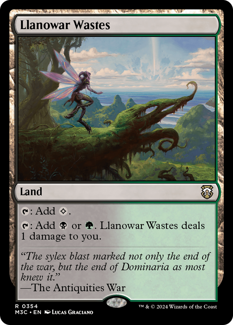 Llanowar Wastes (Ripple Foil) [Modern Horizons 3 Commander] | Tacoma Games
