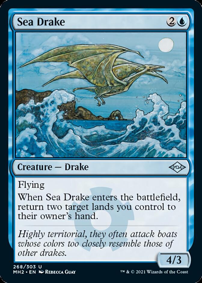 Sea Drake (Foil Etched) [Modern Horizons 2] | Tacoma Games