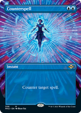 Counterspell (Borderless Alternate Art) [Modern Horizons 2] | Tacoma Games