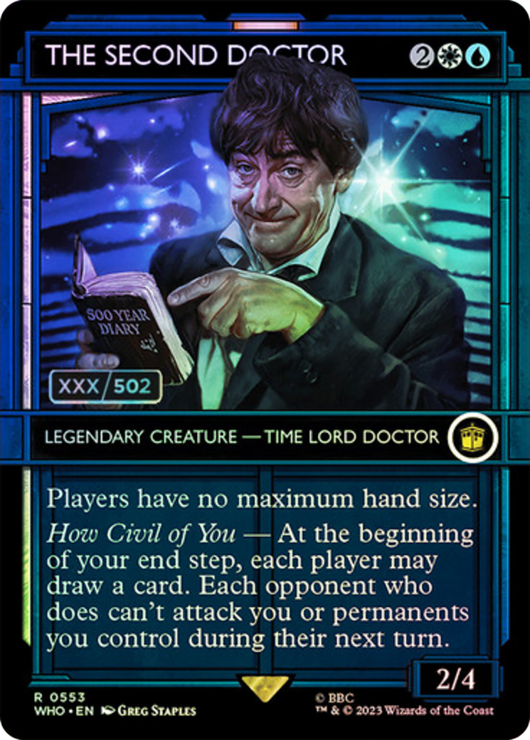 The Second Doctor (Serial Numbered) [Doctor Who] | Tacoma Games