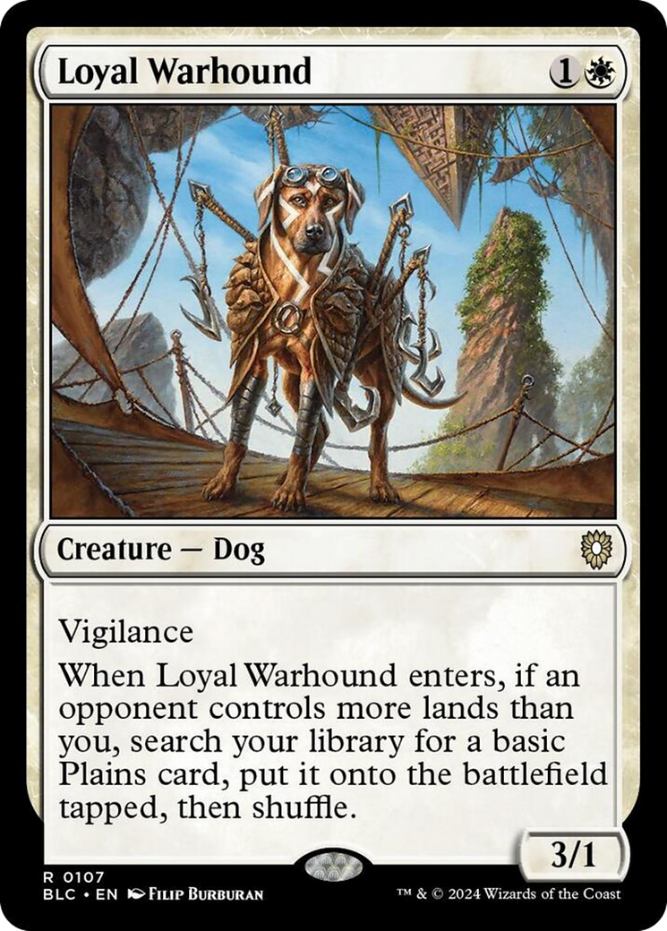 Loyal Warhound [Bloomburrow Commander] | Tacoma Games
