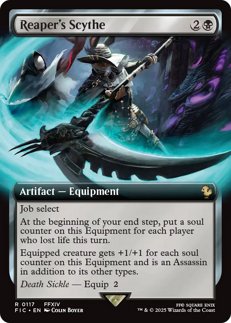 Reaper's Scythe (Extended Art) [FINAL FANTASY Commander] | Tacoma Games