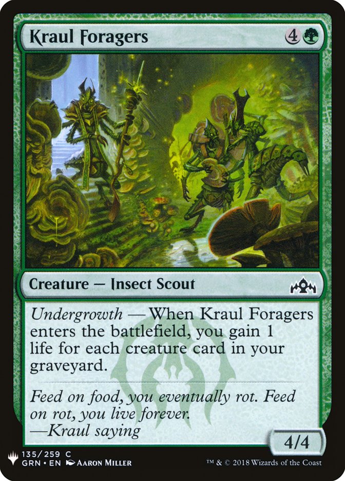 Kraul Foragers [Mystery Booster] | Tacoma Games