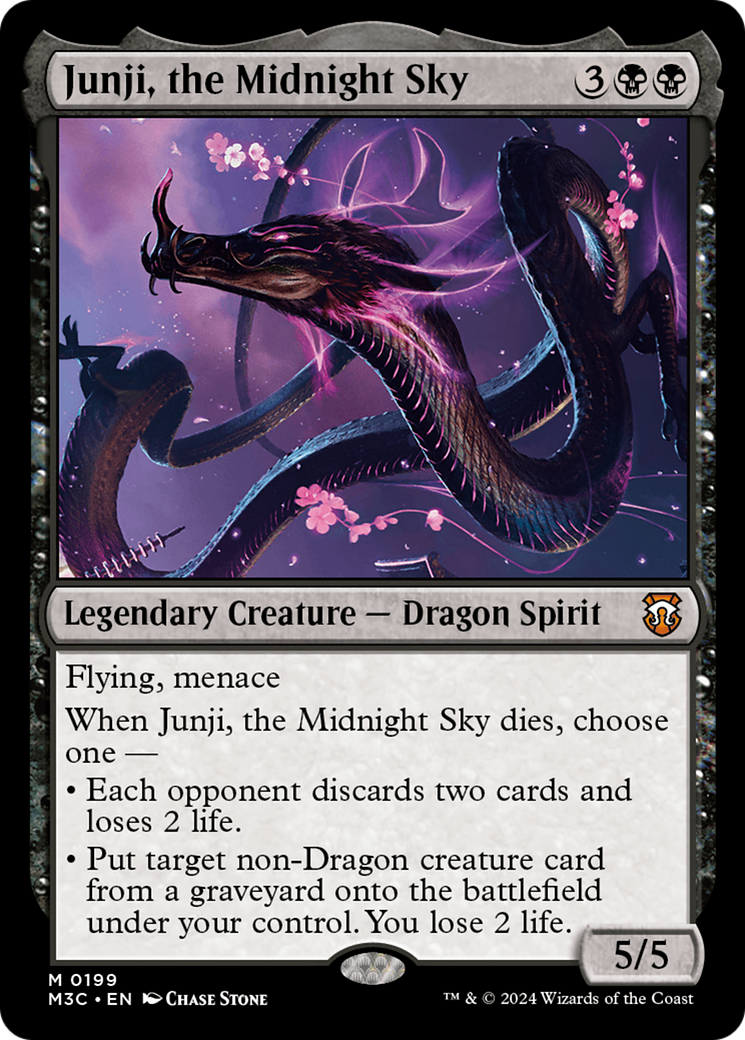 Junji, the Midnight Sky (Ripple Foil) [Modern Horizons 3 Commander] | Tacoma Games