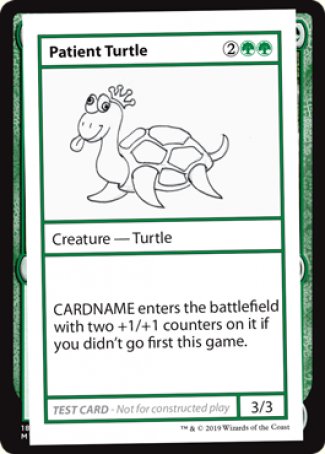 Patient Turtle (2021 Edition) [Mystery Booster Playtest Cards] | Tacoma Games