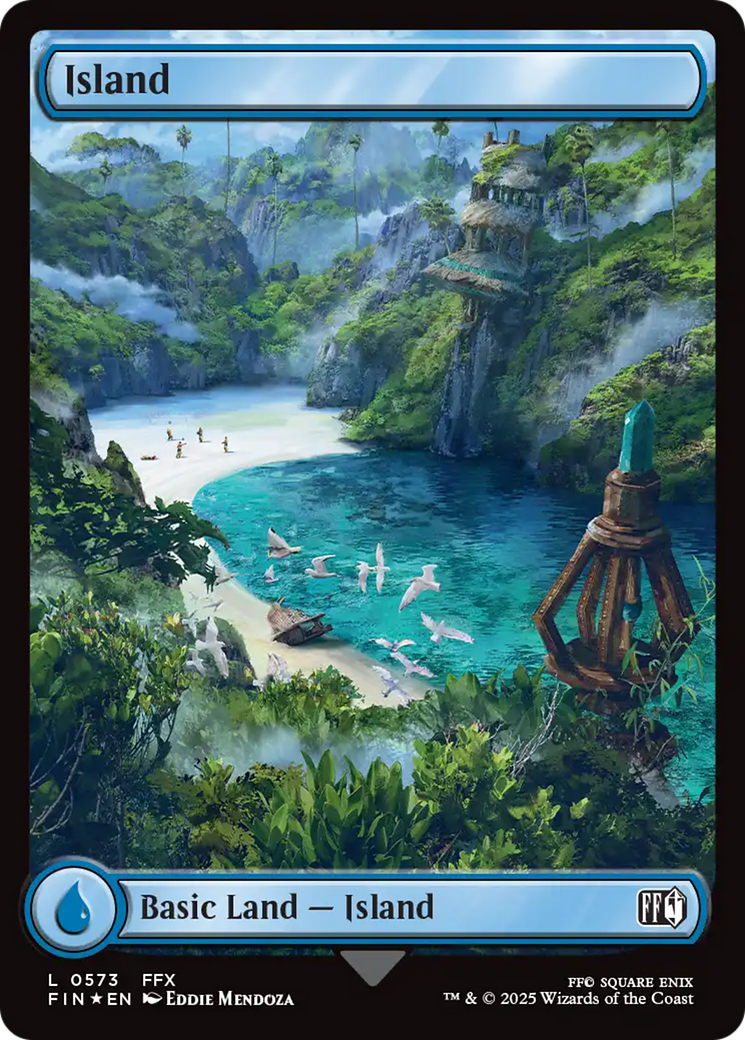 Island (0573) (Surge Foil) [FINAL FANTASY] | Tacoma Games