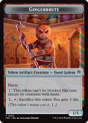 Gingerbrute // Myr Double-Sided Token [Reality Fracture Commander Tokens] | Tacoma Games