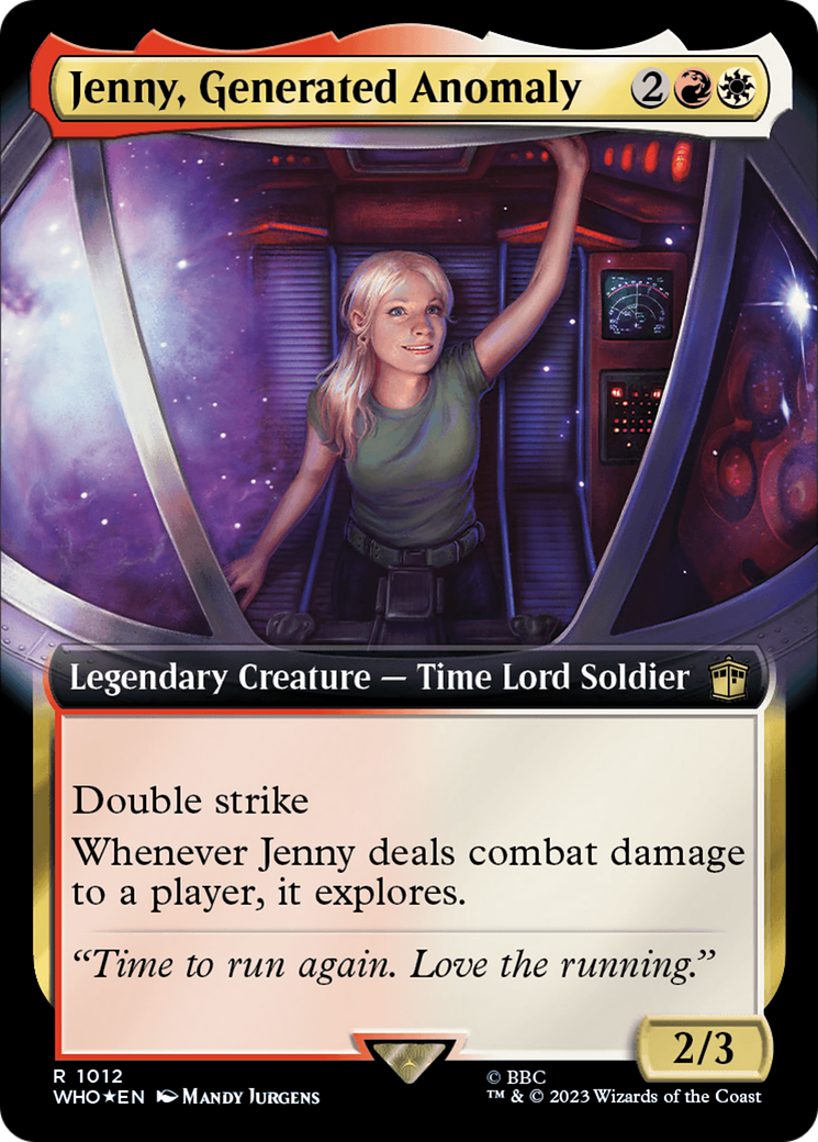 Jenny, Generated Anomaly (Extended Art) (Surge Foil) [Doctor Who] | Tacoma Games