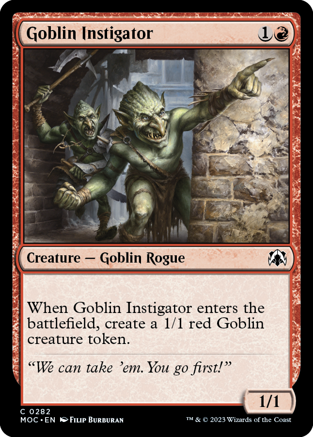 Goblin Instigator [March of the Machine Commander] | Tacoma Games