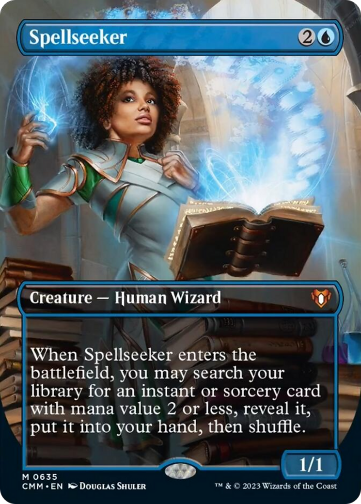 Spellseeker (Borderless Alternate Art) [Commander Masters] | Tacoma Games