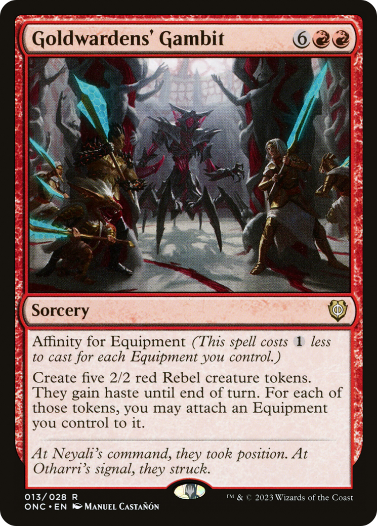 Goldwardens' Gambit [Phyrexia: All Will Be One Commander] | Tacoma Games
