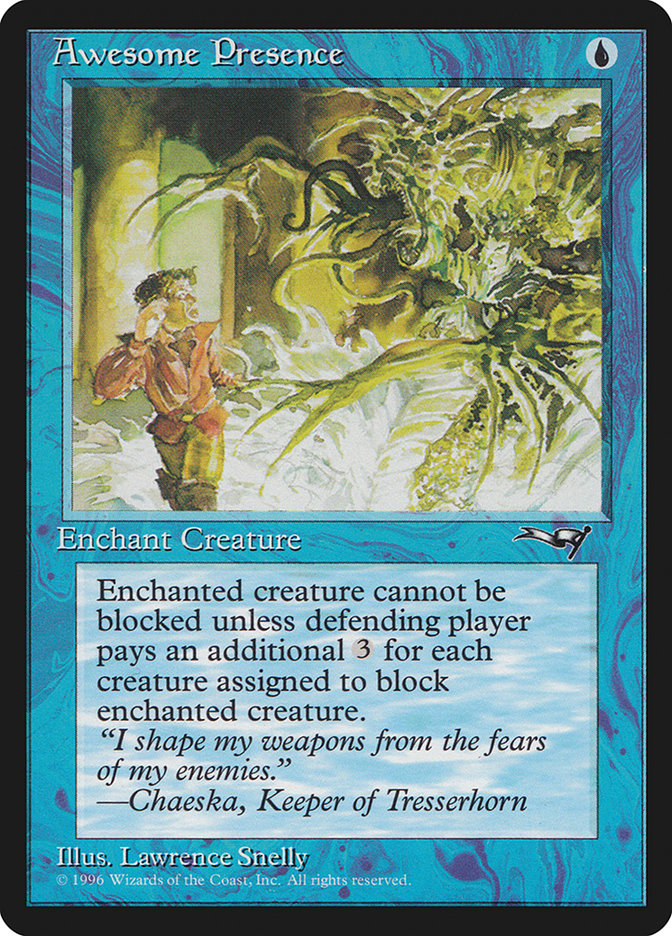 Awesome Presence (Creature Side) [Alliances] | Tacoma Games