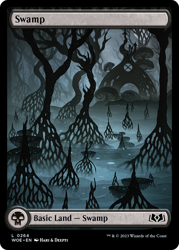 Swamp (264) (Full-Art) [Wilds of Eldraine] | Tacoma Games