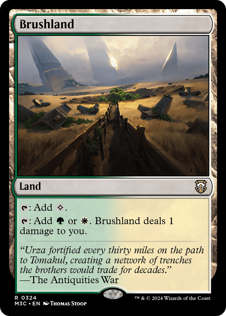 Brushland (Ripple Foil) [Modern Horizons 3 Commander] | Tacoma Games