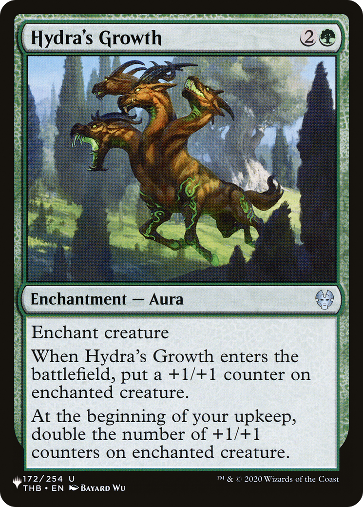 Hydra's Growth [The List Reprints] | Tacoma Games