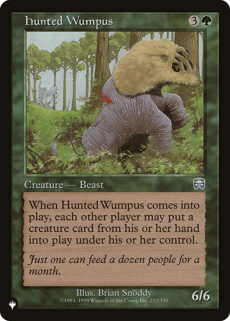 Hunted Wumpus [The List Reprints] | Tacoma Games