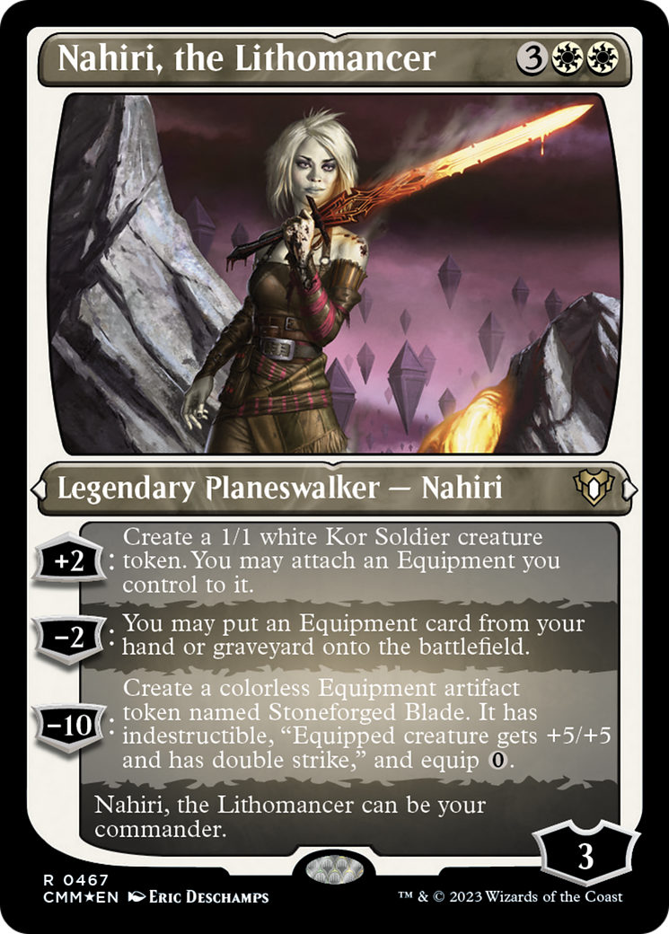 Nahiri, the Lithomancer (Foil Etched) [Commander Masters] | Tacoma Games