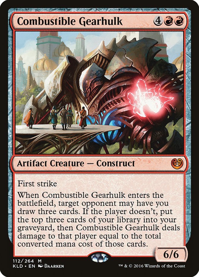 Combustible Gearhulk [Kaladesh] | Tacoma Games