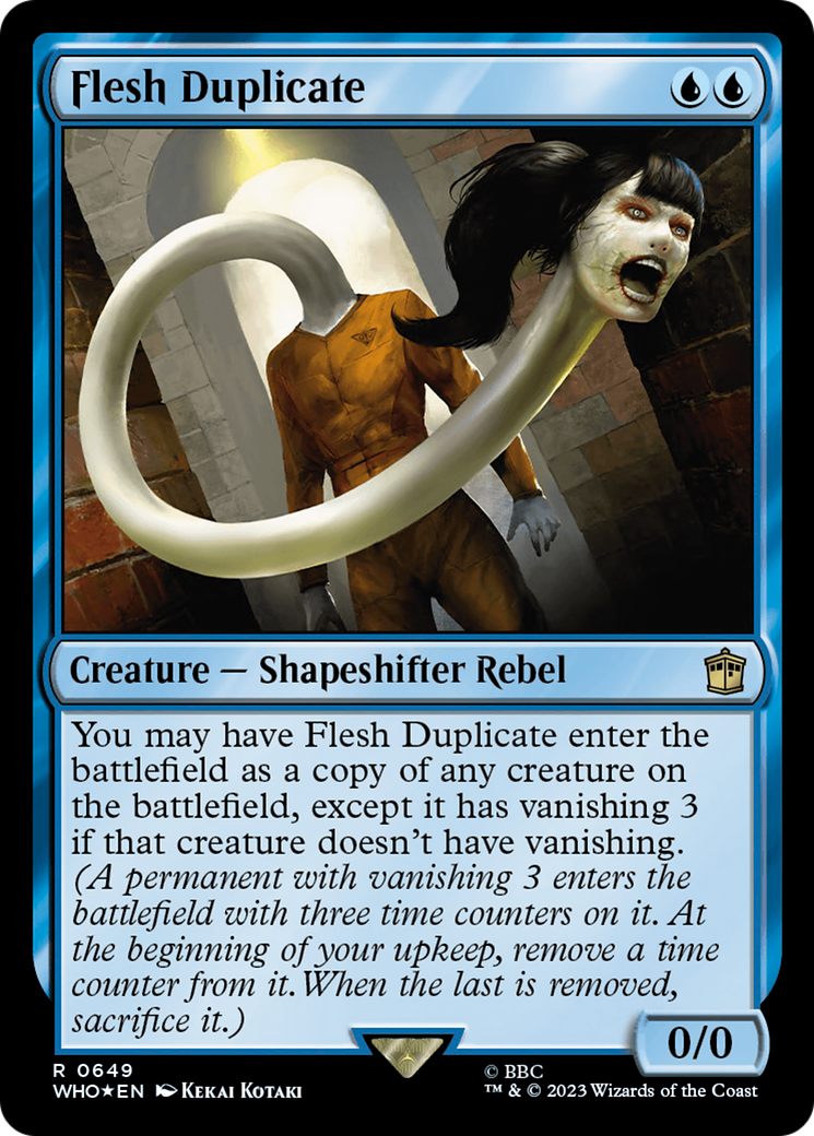 Flesh Duplicate (Surge Foil) [Doctor Who] | Tacoma Games