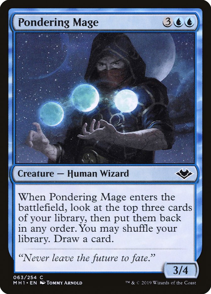 Pondering Mage [Modern Horizons] | Tacoma Games