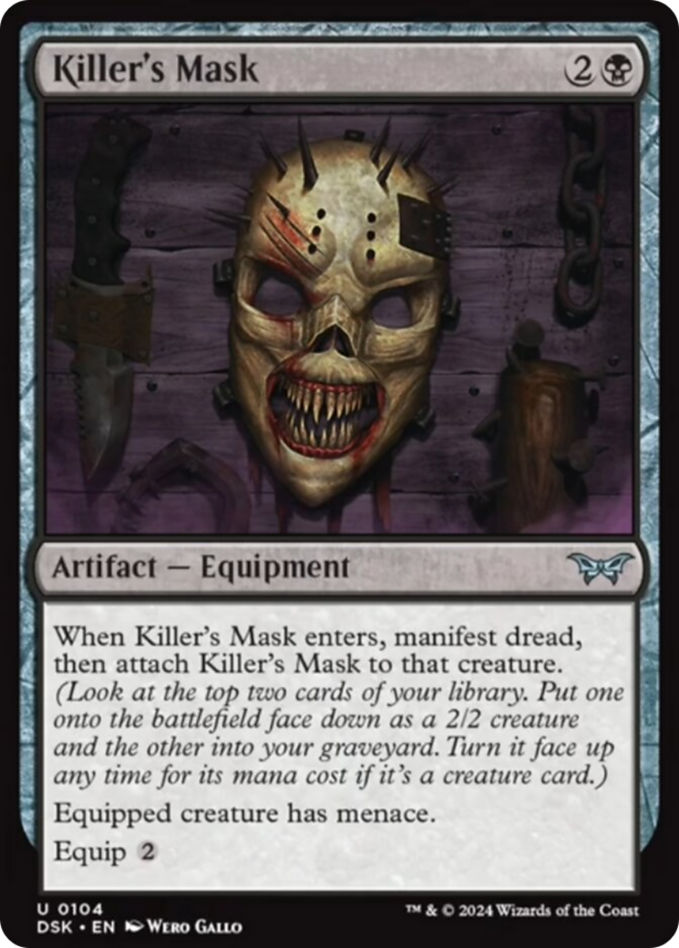 Killer's Mask [Duskmourn: House of Horror] | Tacoma Games