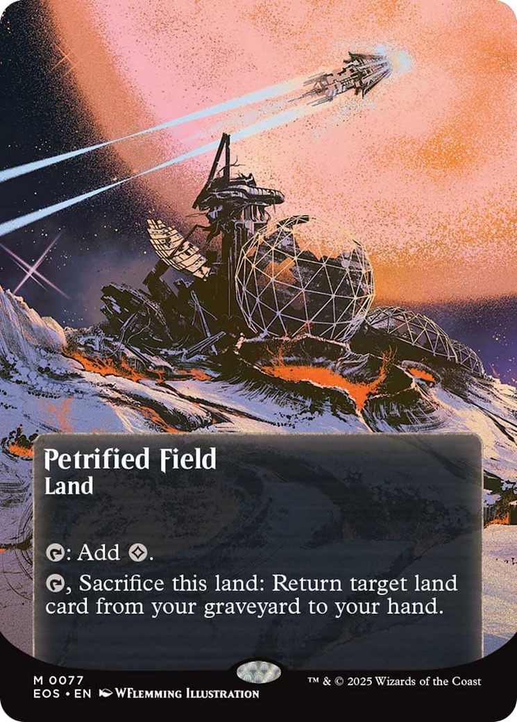 Petrified Field (0077) (Borderless) [Edge of Eternities: Stellar Sights] | Tacoma Games