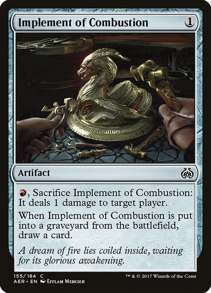Implement of Combustion [Aether Revolt] | Tacoma Games