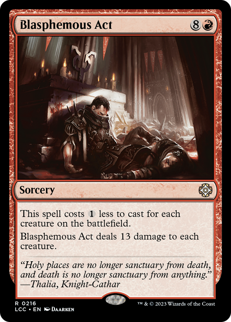 Blasphemous Act [The Lost Caverns of Ixalan Commander] | Tacoma Games