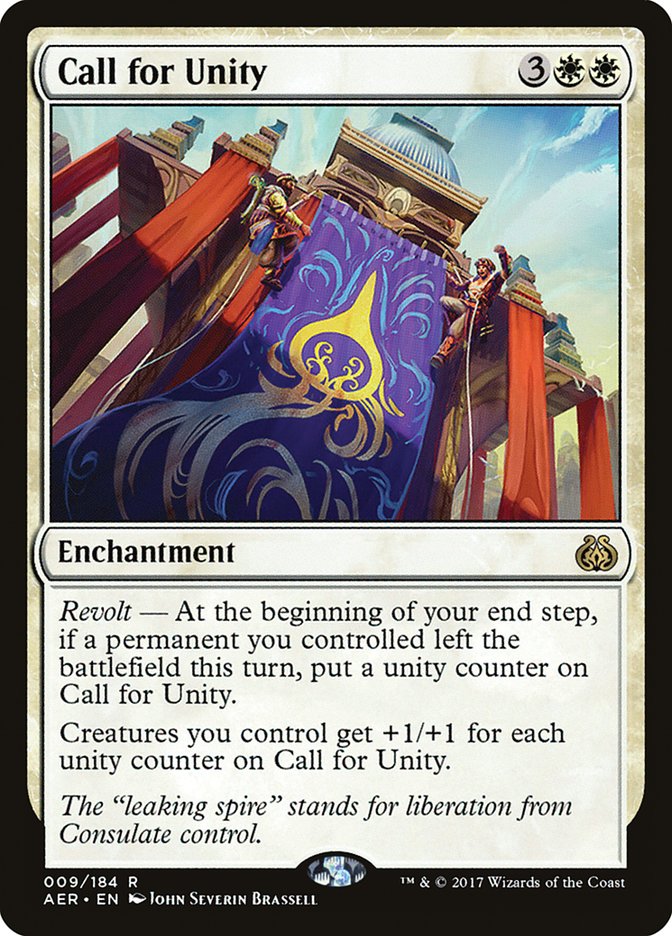 Call for Unity [Aether Revolt] | Tacoma Games